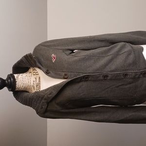 Womens Fleece Hollister Button Up Jacket Size Large